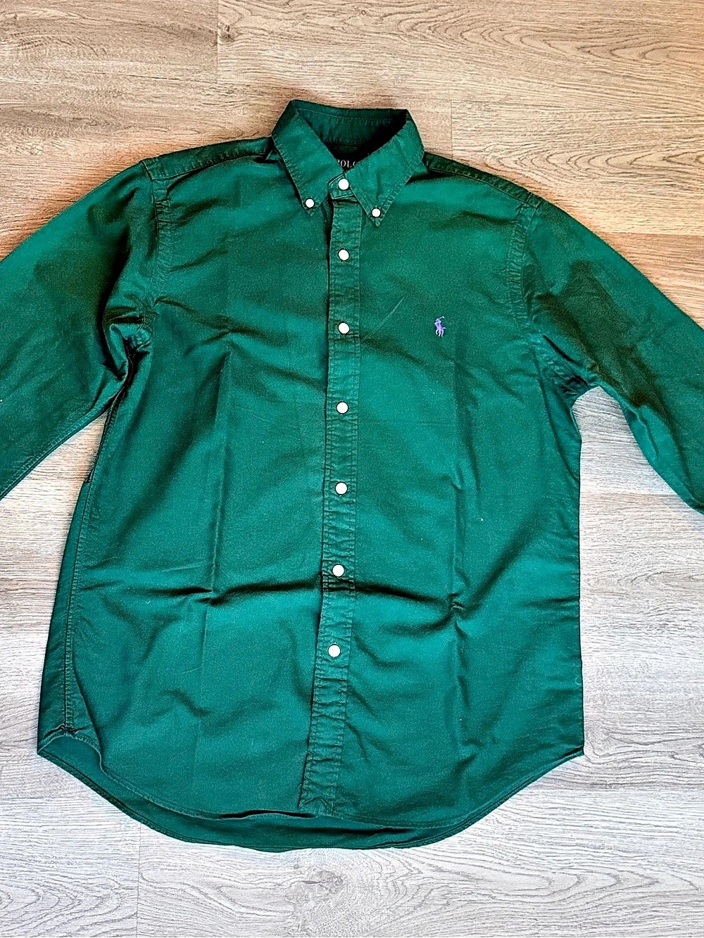 Polo Ralph Lauren Classic Fit Men's Green Button Down Medium